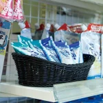 舟型バスケット ブラック