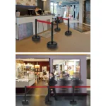使用例:店舗の雰囲気を損なわないクールブラック。
