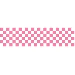 ロール幕 (3822) 市松模様 ピンク H600×W10200mm
