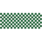 ロール幕 (3846) 市松模様 緑 H900×W7800mm