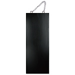 ブラック木製サイン (中) (4267) 無地