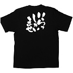 商売繁盛Tシャツ (8269) S いらしゃいませ (ブラック)