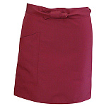 サロンエプロン (ショート) (8682) ワイン