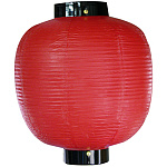 【尺八丸】無地ちょうちん (9059) 赤
