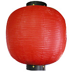 【三尺丸】無地ちょうちん (9063) 赤 ※個人宅納品不可商品