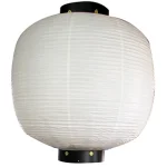 【三尺丸】無地ちょうちん (9064) 白