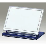 U型カード立 UC-1 青　中紙無地