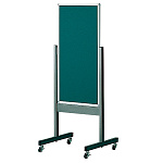 両面案内板 スチールグリーン W450×H900