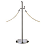 ロープパーティション GY30C-28C クローム