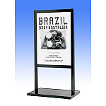 スライドポスタースタンドSPX-811B A1 ブラック ※受注生産品