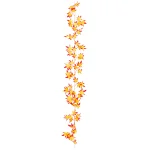 【2025年秋商品】シルク紅葉ガーランド (オレンジ)(No179-1603)