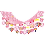 【2026年春】ひなまつり扇子プリーツハンガー (No181-7)