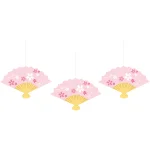 【2026年春】扇オーナメント3個セット(小桜) (No181-19)