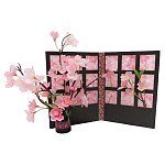 【2025年春商品】桜障子アレンジ (No177-12_02)