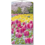 【2026年春】タペストリー(防炎)ピンクチューリップ (No181-3)