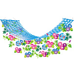 【2025年夏】涼やか朝顔プリーツハンガー (No178-23_01)