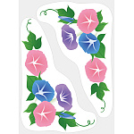 【2025年夏】ウィンドウステッカー(小) 朝顔 (No178-07_09)