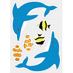 【2025年夏】ウィンドウステッカー(小) マリン (No178-07_06)