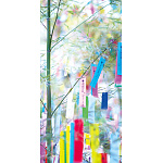 【2025年夏】タペストリー(防炎)笹飾り (No178-03_05)