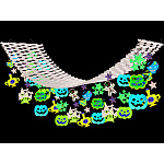 【2025年秋商品】ガイコツハロウィンプリーツハンガー(No179-1302)