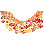 【2025年秋商品】モミジ提灯プリーツハンガー(No179-2002)