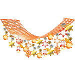 【2024年商品】ウォームほっこり雪だるまプリーツハンガー (No.040513)