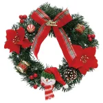 【2024年商品】30cmデコレーションリーススノーマン (No.043611)