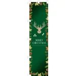 【2024年商品】のぼりメリークリスマス 緑 (No.043713)