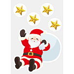 【2024年商品】A3ステッカーサンタ (No.043747)