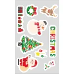 【2024年商品】ウィンドウステッカーポップクリスマス (No.043753)