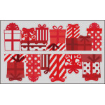 【2026年春】ウィンドウステッカー レッドボックス (クリア) (No181-6)