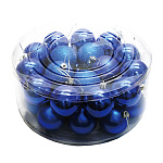 【2024年商品】オーナメントメタリックボール60mm32個入BL (No.043905)