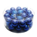 【2024年商品】オーナメントメタリックボール60mm32個入BL (No.043905)