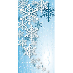 【2024年商品】タペストリー(防炎)スノークリスタル (No.044105)