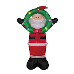 【2024年商品】エアーディスプレイ ジャンボビッグリースサンタ (No.044702)