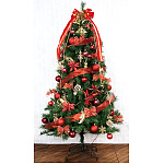 【2024年商品】カナディアンツリーセットレッド180cm (No.045304)