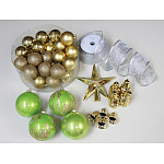【2024年商品】オーナメントセットグリーン (No.046277)