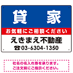 貸家 オリジナル プレート看板