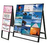 ブラック A4サイズ カードケーススタンド看板 BCCSK A4シリーズ