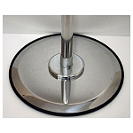 ■美しい丸型のスチール製M脚(表面ステンレスカット)