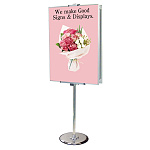 PAパネルスタンド 丸脚タイプ 規格:両面 (PA14M-R)