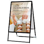 ポスターグリップスタンド看板 屋外用 B1 両面 ブラック (PGSK-B1RB-G)