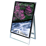 化粧ビス式ポスター用スタンド看板 B1片面ブラック (PSSK-B1KB)