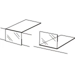 ペット直角カード立