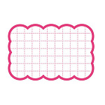 カード 16-4153 抜型カード四角 中 ピンク