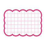 カード 16-4480 抜型カード四角大 ピンク