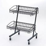 MDワゴン 黒2段タイプ