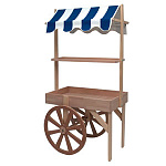 パーソナルWAGON(棚1段) 青白