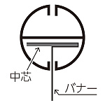 H型パイプMk-II ブラック/ホワイト