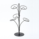 帽子5点掛スタンド 黒